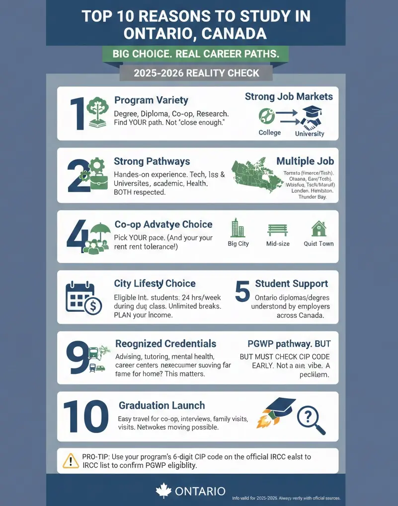 Top 10 reasons to study in Ontario