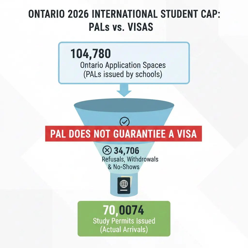 ontario 2026 international student cap: PALs vs Visas