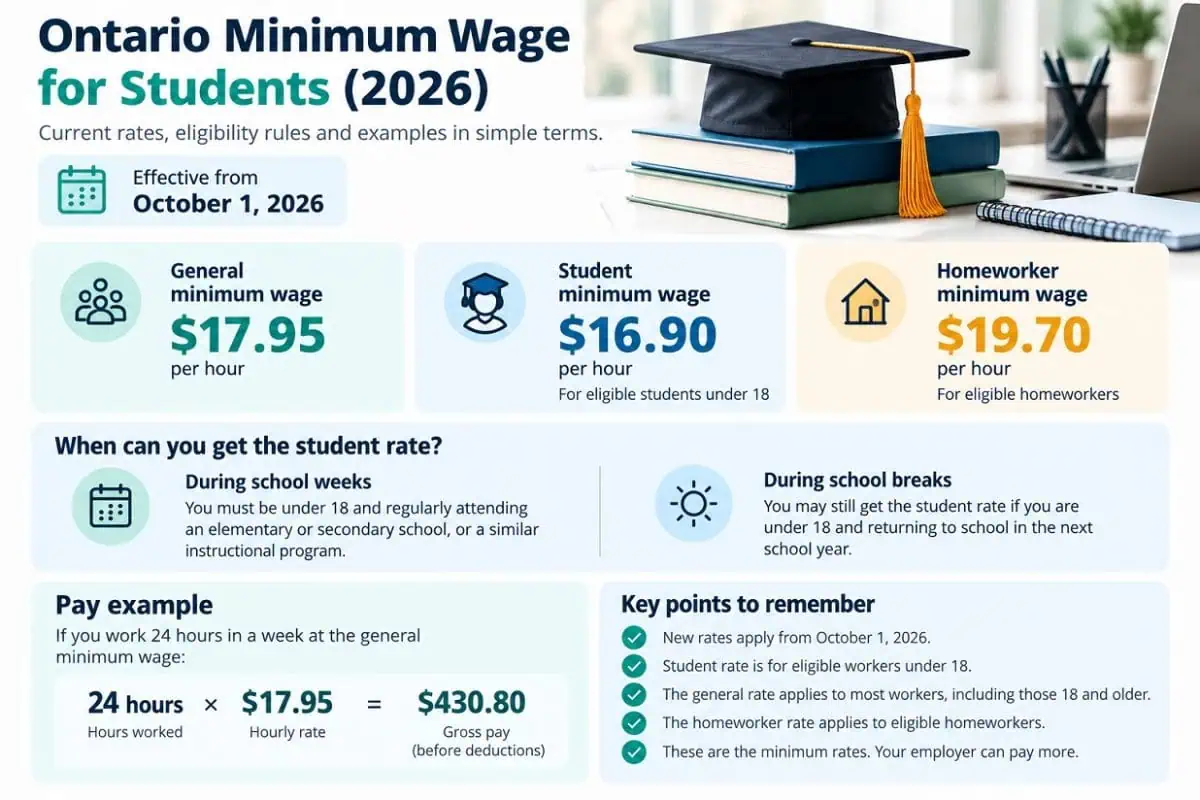 Student minimum wage Ontario: what actually applies (and what to check) 1 Ontario minimum wage